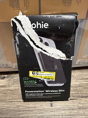 mophie Powerstation Wireless Slim Portable Charger - Black